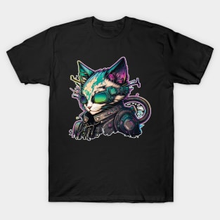 Cyber Kitty T-Shirt 2 T-Shirt